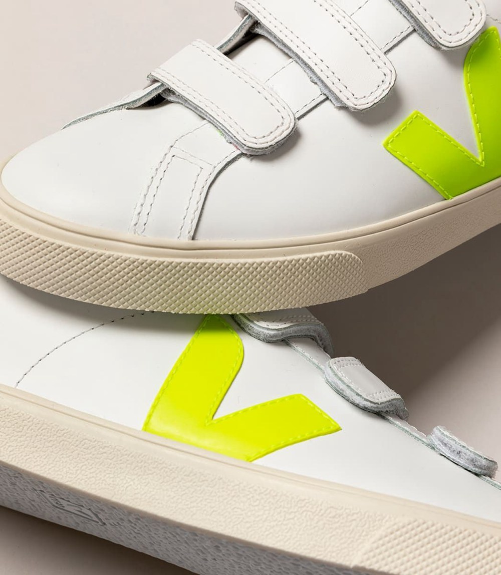 Veja Trainers Mens White - 3-lock Leather - AIOE-25169